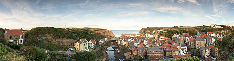 Staithes panorama - Around Whitby