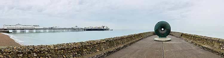 Brighton Pier panorama - Sussex