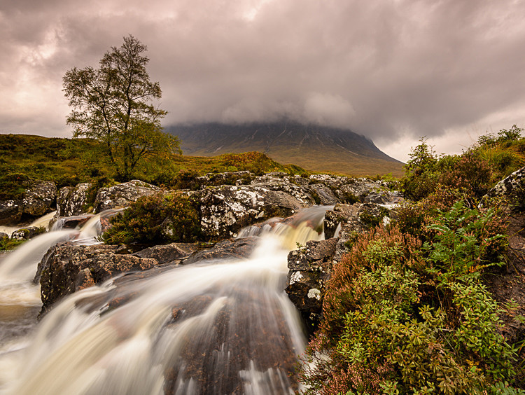 River Coupall Waterfall, Buachaille Etive Mor (2) - Glencoe