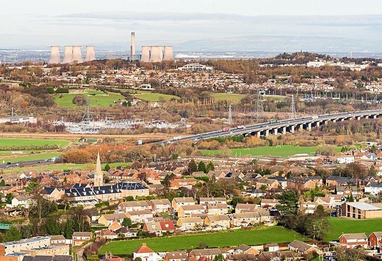 View from Frodsham Monument - Other Cheshire Locations
