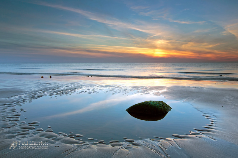 West Side Reflections - Isle of Man Seascapes