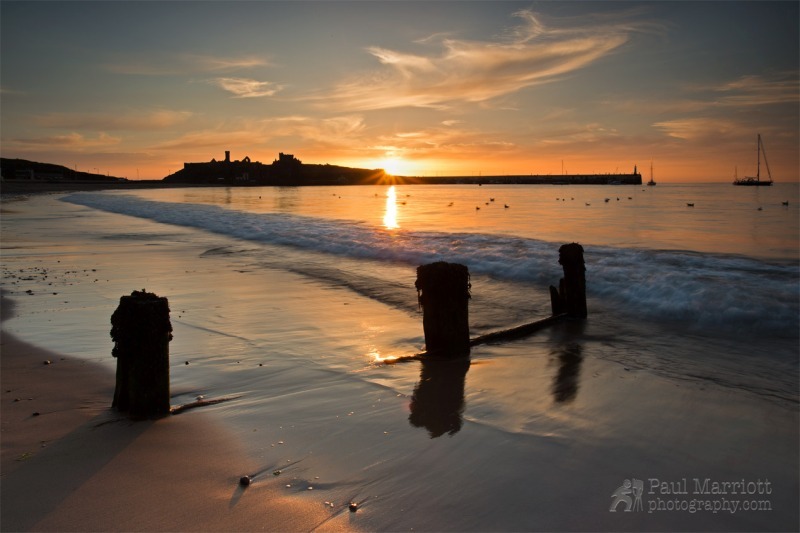 Peel Bay Sunset 1 - Isle of Man Seascapes