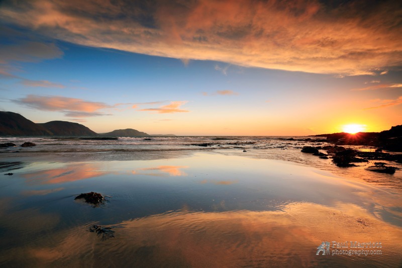 Niarbyl October Reflections - Isle of Man Seascapes