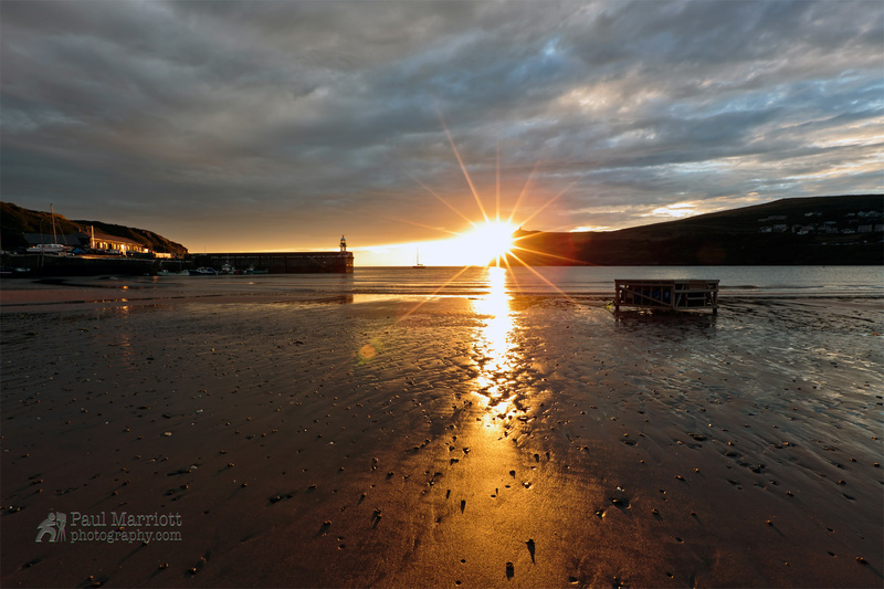 Last Light at Port Erin - Isle of Man Seascapes