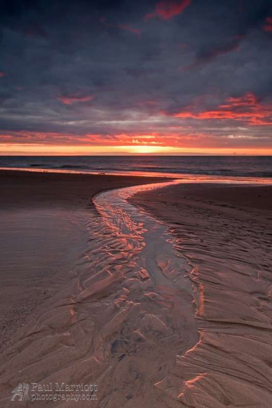 February Sunset - Isle of Man Seascapes