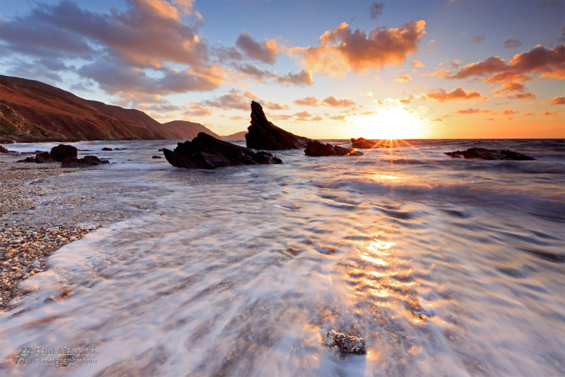 Winter at White Beach - Isle of Man Seascapes