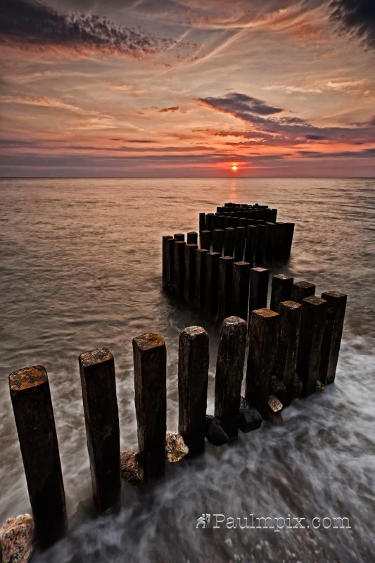 Glen Mooar Sunset - Isle of Man Seascapes