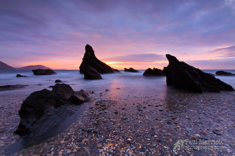 Calm, White Beach - Isle of Man Seascapes