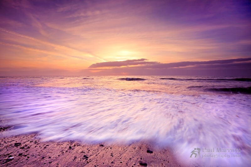 Glen Wyllin Sunset - Isle of Man Seascapes