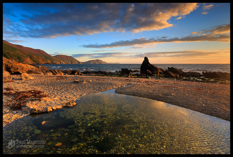 In the Summer Time at White Beach - Isle of Man Seascapes