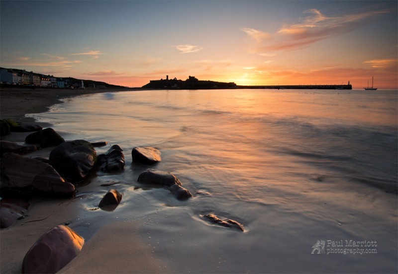 Peel Bay Sunset 2 - Isle of Man Seascapes