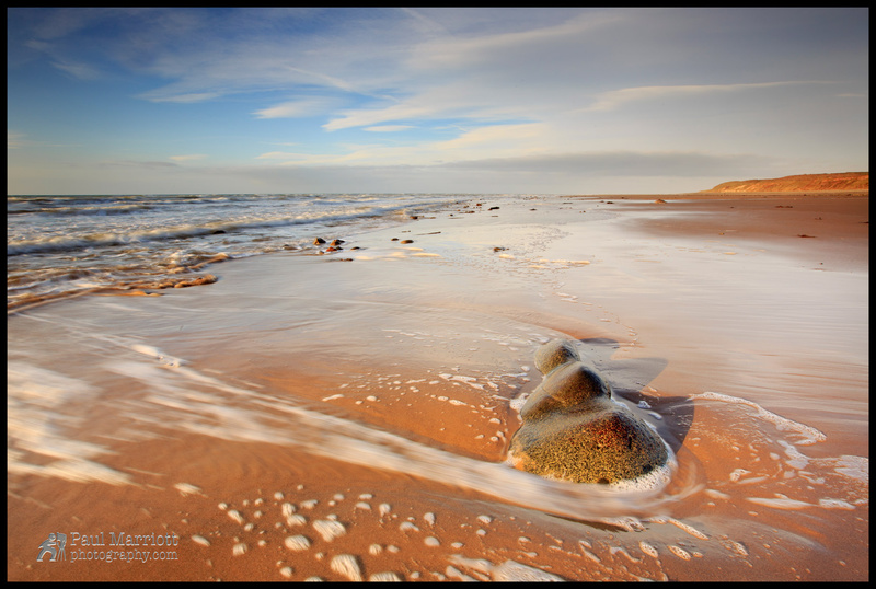 Shadows at Sunset - Isle of Man Seascapes