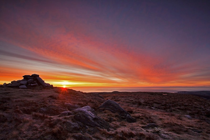 Bhen Y Pott Sunrise 3 - Isle of Man Landscapes