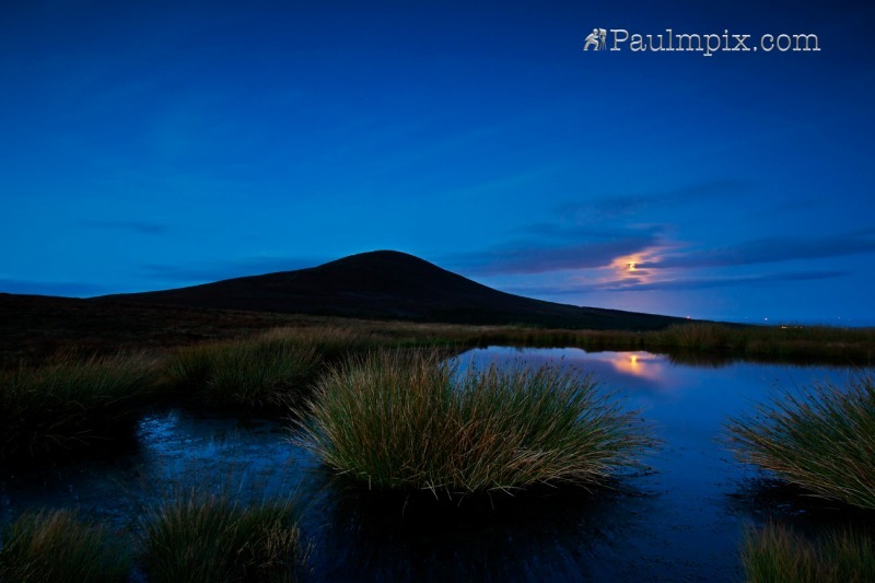 South Barrule by Moonlight - Isle of Man Landscapes