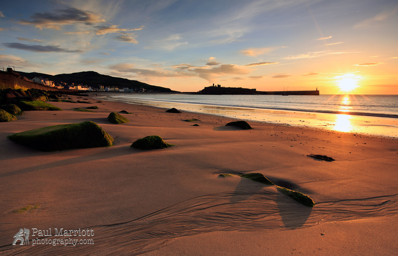 Sunset City, Peel, Isle of Man - Isle of Man Seascapes