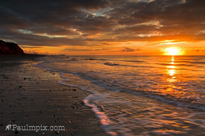 Jurby Beach Sunset 1 - Isle of Man Seascapes