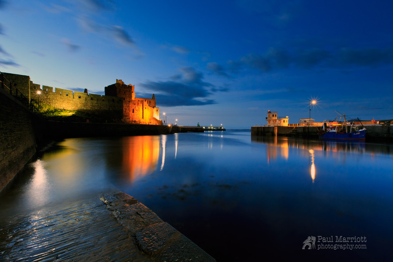 The Blue Hour, Peel - Isle of Man Seascapes