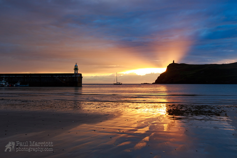 Rays at Port Erin - Isle of Man Seascapes