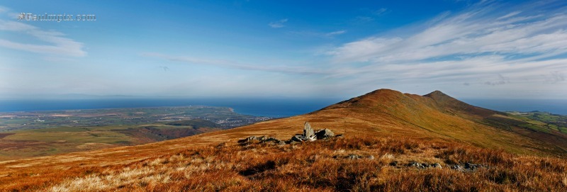 North Barrule Panorama - Isle of Man Landscapes