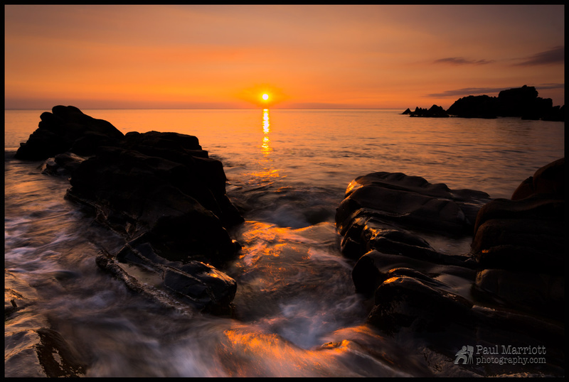 Summer Evening at Glen Maye - Isle of Man Seascapes