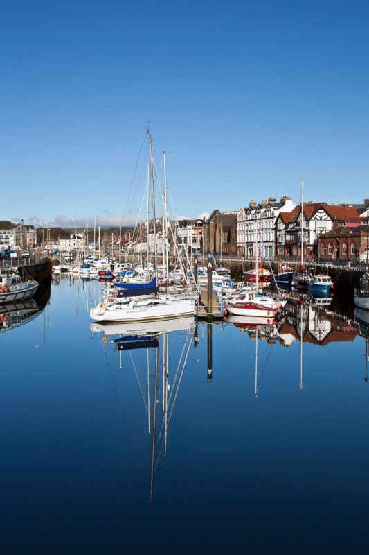 Douglas Harbour Reflections - Isle of Man Seascapes