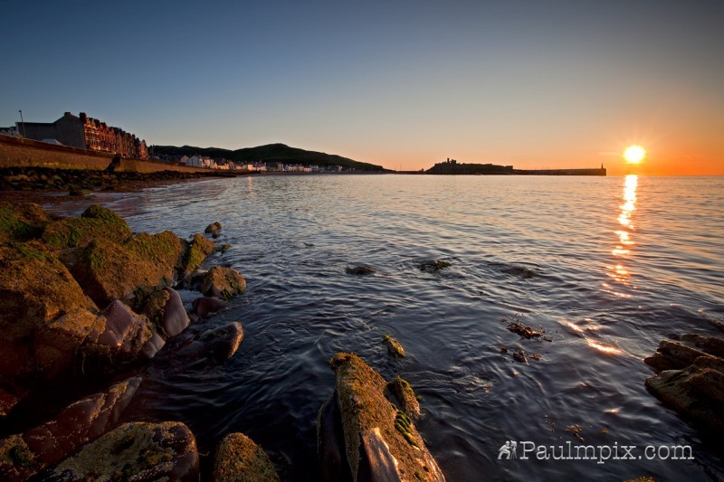 Peel Bay Sunset - Isle of Man Seascapes