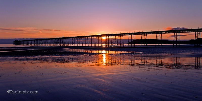 Queens Pier Sunrise - Isle of Man Seascapes