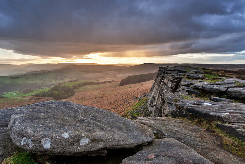Stanage Sunset - Peak District