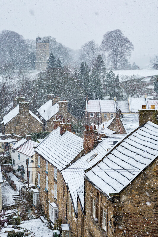 A Snowy Culloden Tower - Richmond