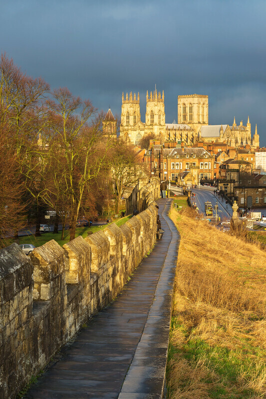 Golden Hour On The Walls - York