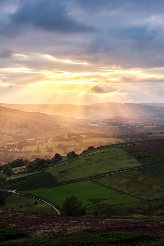 Hope Valley Sunburst - Peak District