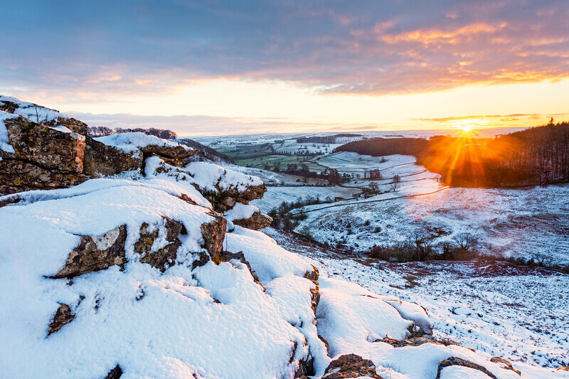 Clapgate Sunset - Yorkshire Dales
