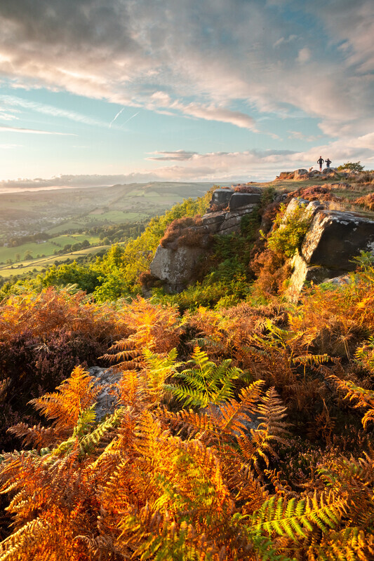 Baslow Edge - Golden Glow - Peak District