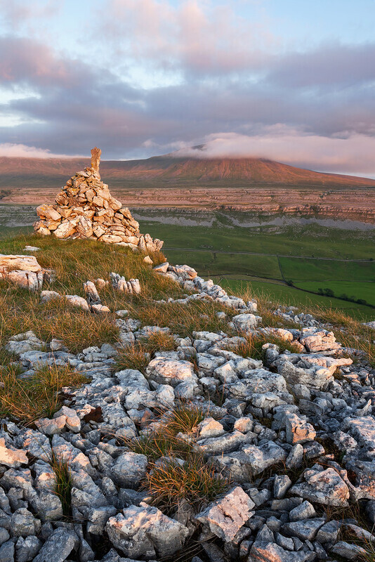 Ingleboorough in the Mist - Yorkshire Dales