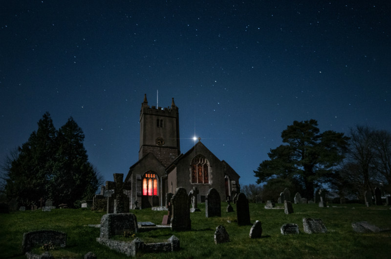 The church of St. John the Baptist, North Bovey, Devon