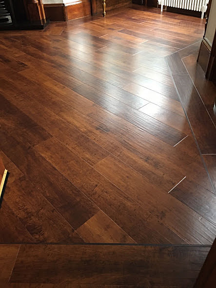 rich colour wood floor