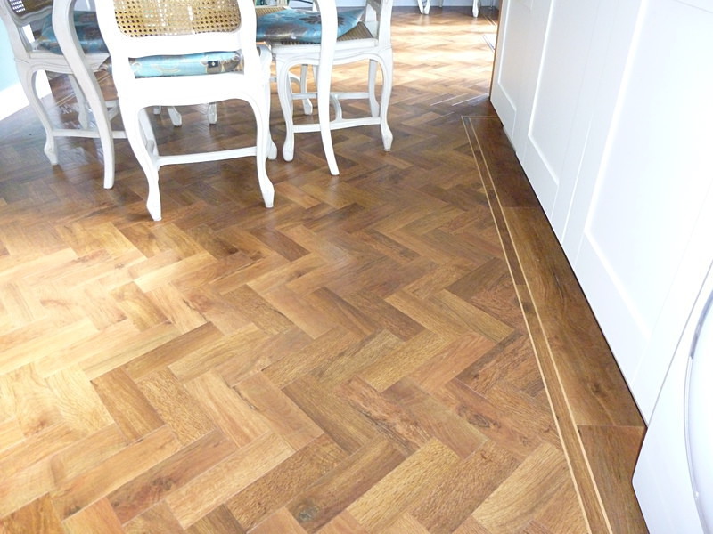 Kitchen floor|parquet|Orchard flooring|Renfrewshire