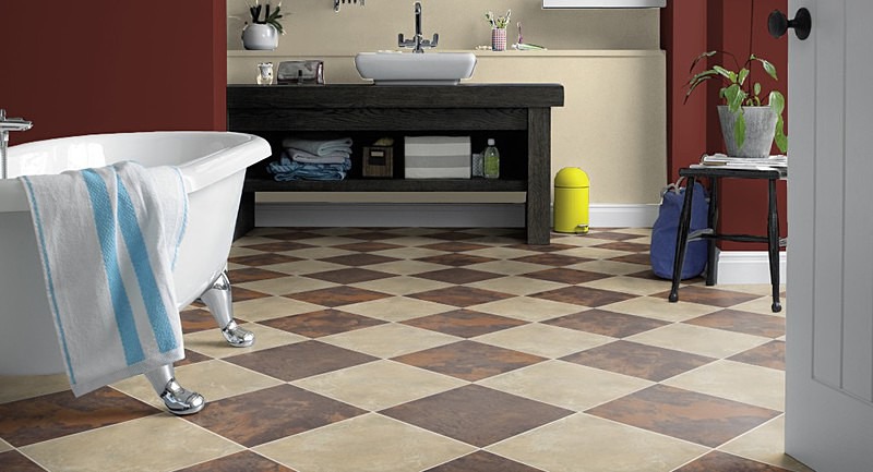 Karndean Da Vinci, Checker effect, Latte and Oxide