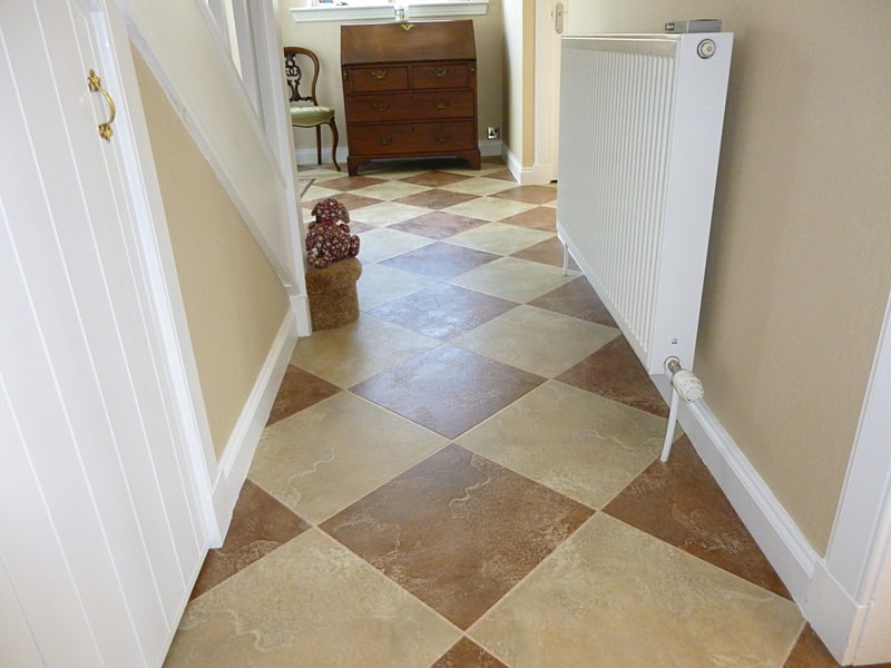 stunning floor|karndean|chequer effect|Orchard flooring|renfrewshire