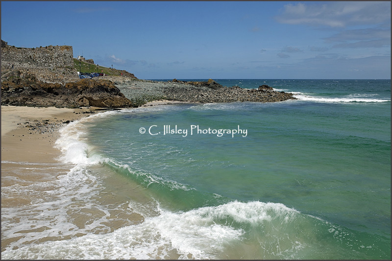 Der Porthgwidden-Strand, St. Ives - Wasserlandschaften