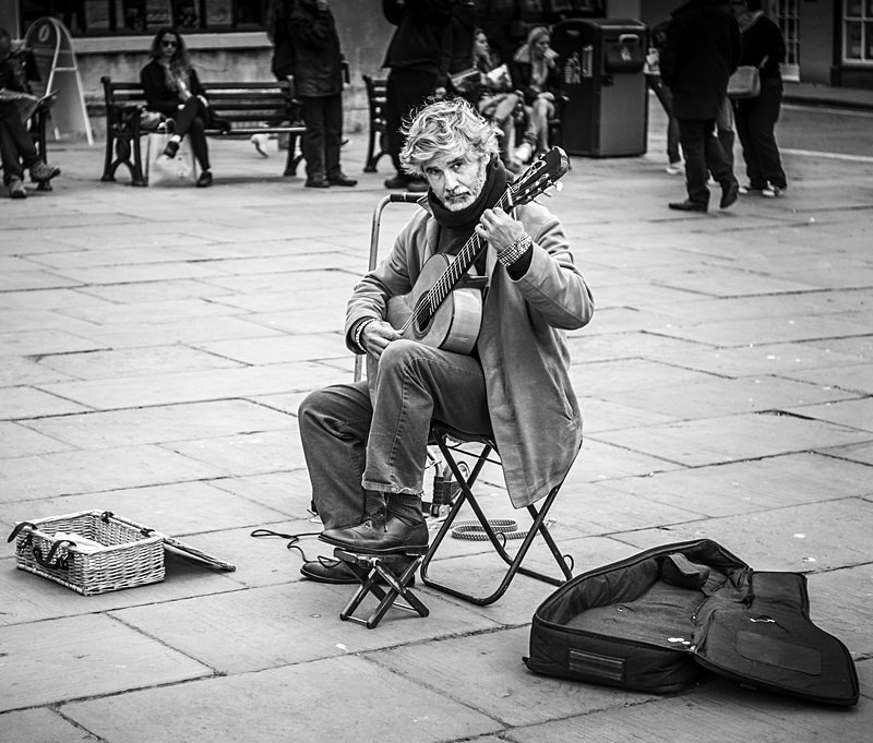 Busking in Bath - People & Animals