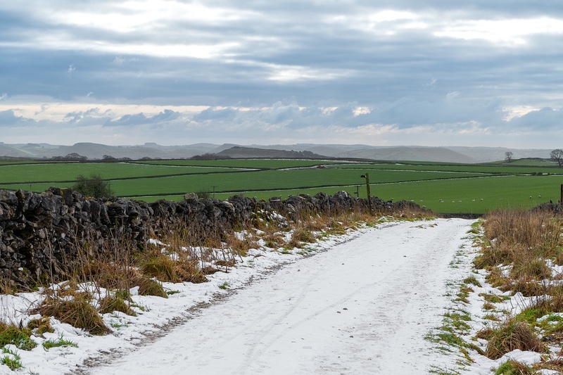 Pilsbury Castle Hills From Dowlow - Derbyshire Landscapes
