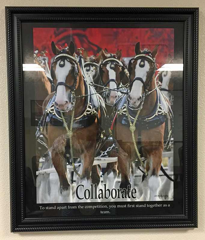 Collaborate Framed - Inspirational Office & Classroom Art