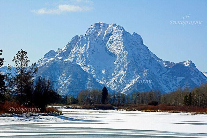 Chillin at Mt Moran_4532 - Grand Teton & Yellowstone National Park Landscapes
