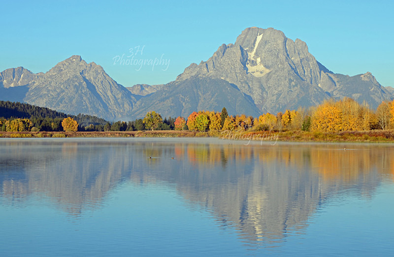 Mt Moran Morning - Grand Teton & Yellowstone National Park Landscapes