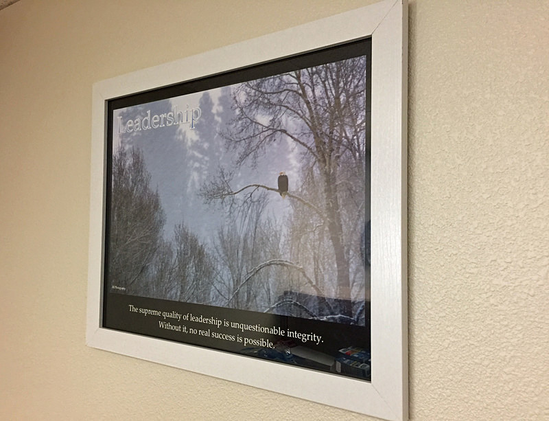 Leadership Framed - Inspirational Office & Classroom Art