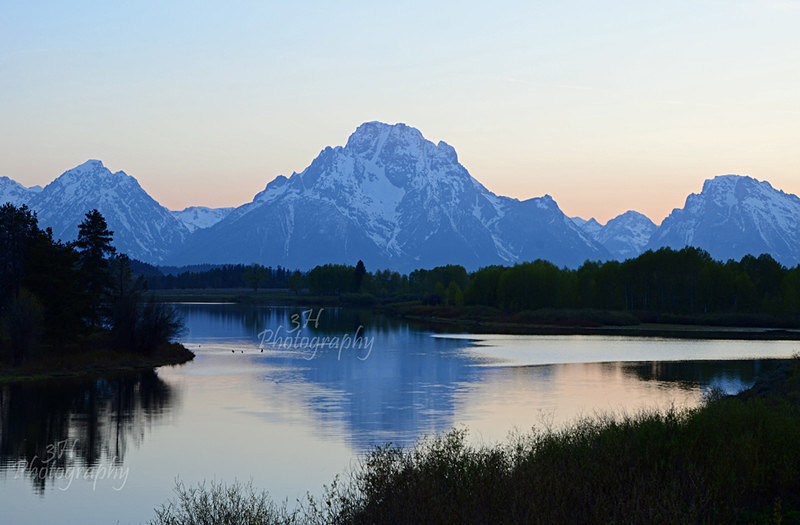 An Evening At Mt Moran - Grand Teton & Yellowstone National Park Landscapes