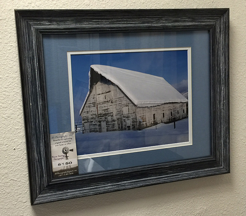 Historic Steamboat Barn - Framed  Matted - Finished Artwork