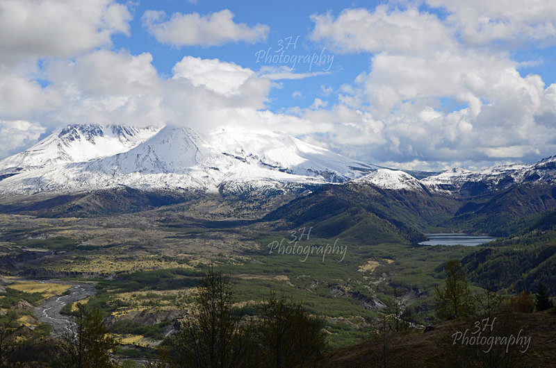 Mount St Helens in the Clouds - Western U.S. Landscapes