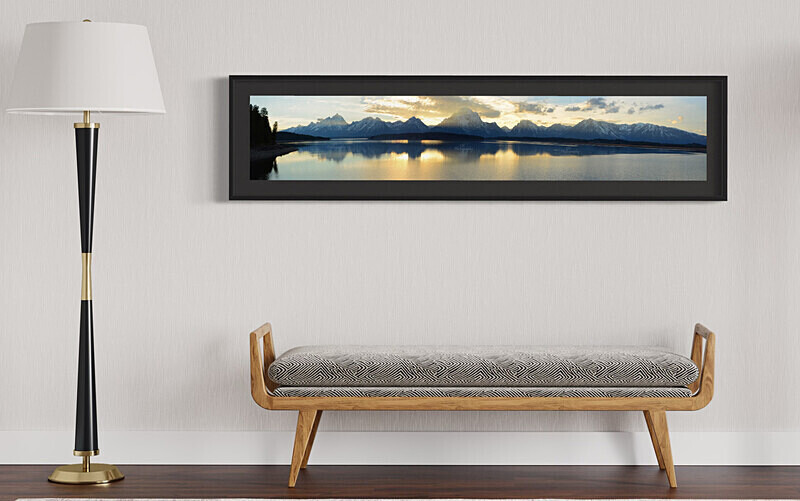 Jackson Lake Teton Range Panorama - Finished Artwork